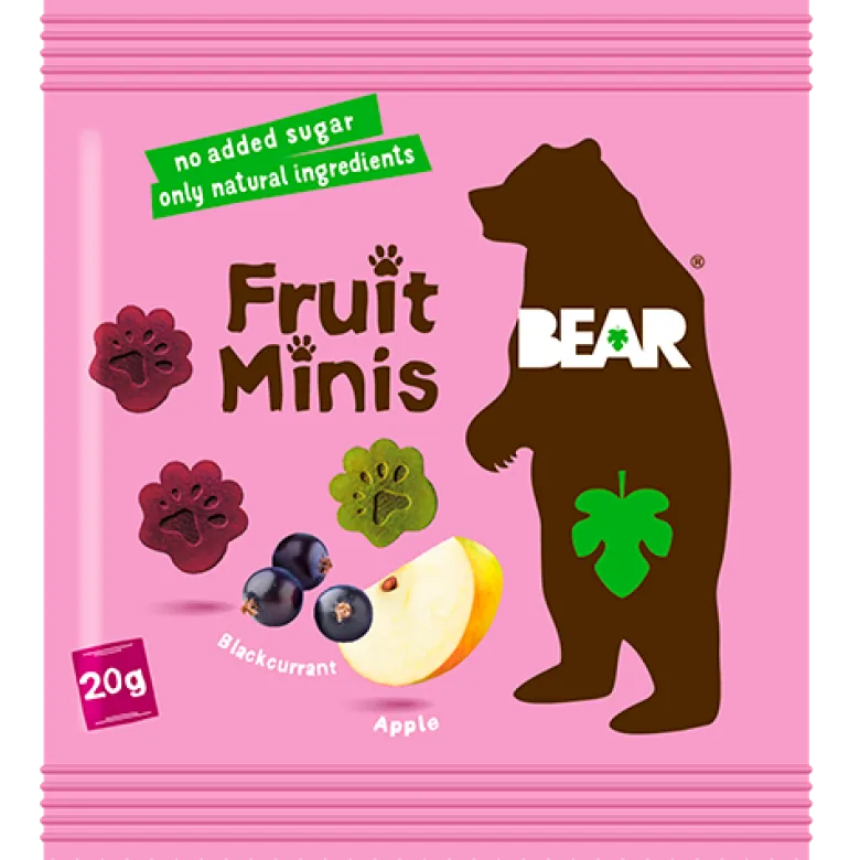 BEAR Fruit Minis med Æble og Solbær (20 g)