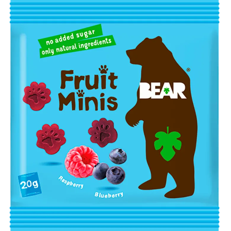 Bear Fruit Minis Raspberry Blueberry (20g)