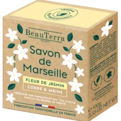 Beau Terra Marseille Sæbebar Jasmin Blomst (100 g)