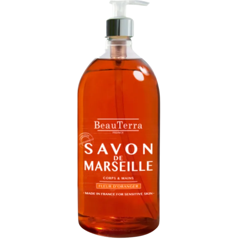 Beau Terra Marselle Liquid Soap Orange Blossom (300 ml)