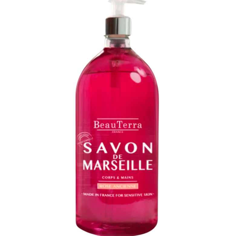 Beau Terra Marselle Liquid Soap Ancient Rose (300 ml)