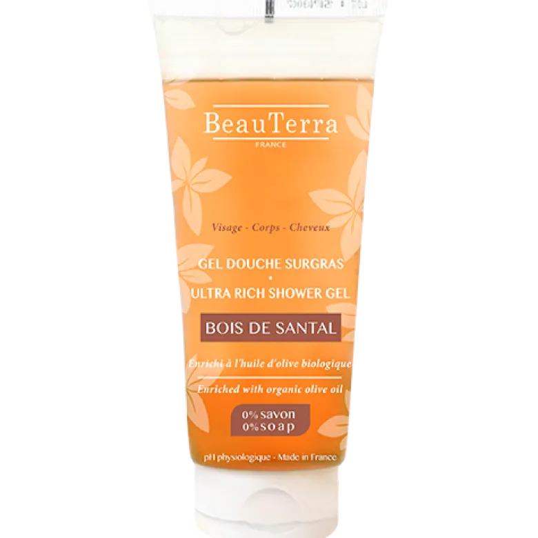 Beau Terra Ultra Rich Shower Douche Surgras Bois De Santal (200 ml)