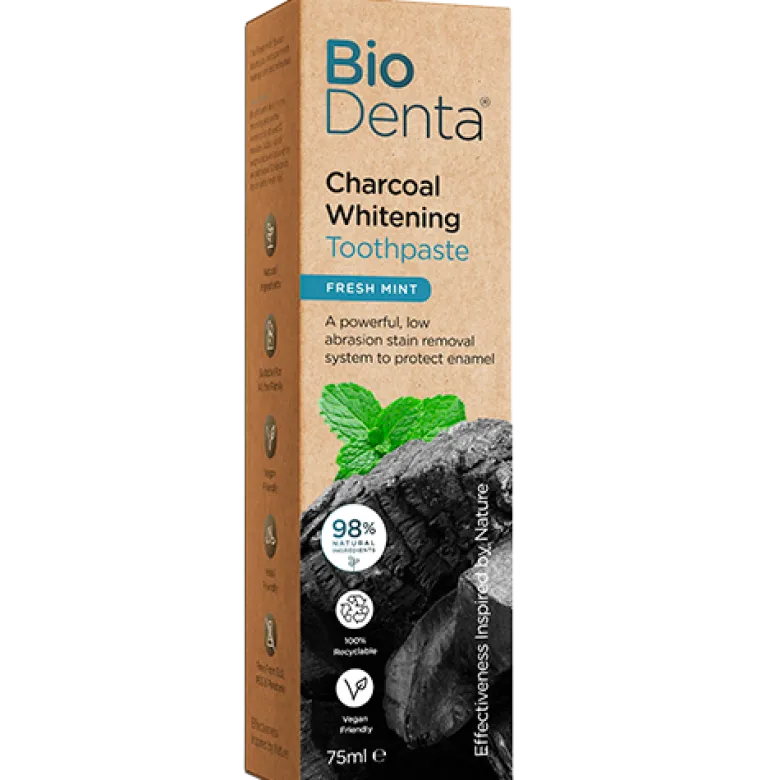 BeConfident Biodenta Charcoal Whitening Toothpaste (75 ml)