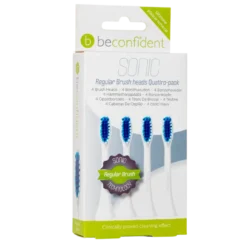Beconfident Sonic Toothbrush Heads Regular White (4 stk)