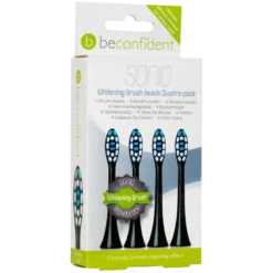 Beconfident Sonic Toothbrush Heads Whitening Black (4 stk)
