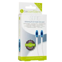 Beconfident Sonic Toothbrush Heads Whitening White (2 stk)