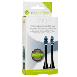 Beconfident Sonic Toothbrush Heads Whitening Black (2 stk)