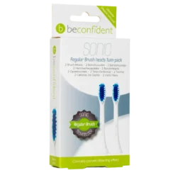 Beconfident Sonic Toothbrush Heads Regular White (2 stk)