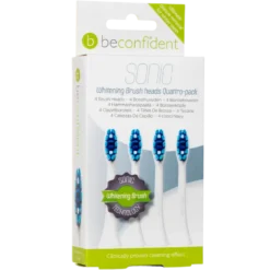 Beconfident Sonic Toothbrush Heads Whitening White (4 stk)