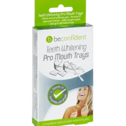 BeConfident Teeth Whitening Pro Mouth Trays W. Pen Applicator (2 stk)