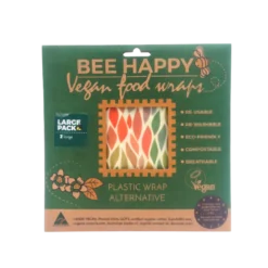 Bee Wrappy Beeswax Food Wraps (2 x Large)