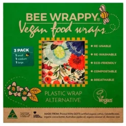 Bee Wrappy Vegan Food Wraps (3 pak)