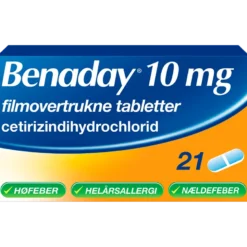 Benaday Tabletter 10 mg (21 stk)