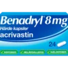 Benadryl Kapsler 8 mg (24 stk)