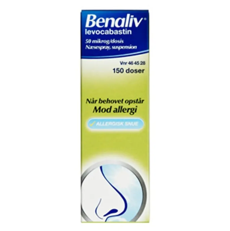 Benaliv Næsespray 50 MIKG (150 doser)