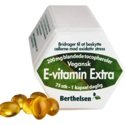 Berthelsen E-vitamin Extra (75 kaps)