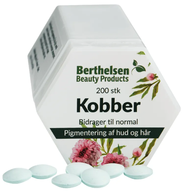 Berthelsen Kobber 2 mg (200 tabletter)