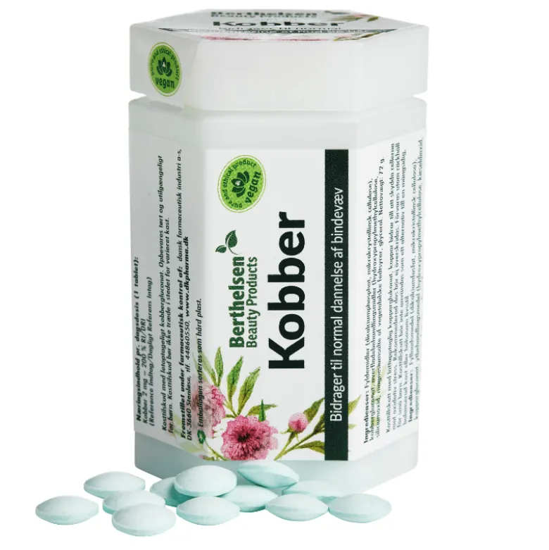 Berthelsen Kobber 2 mg (200 tabletter)