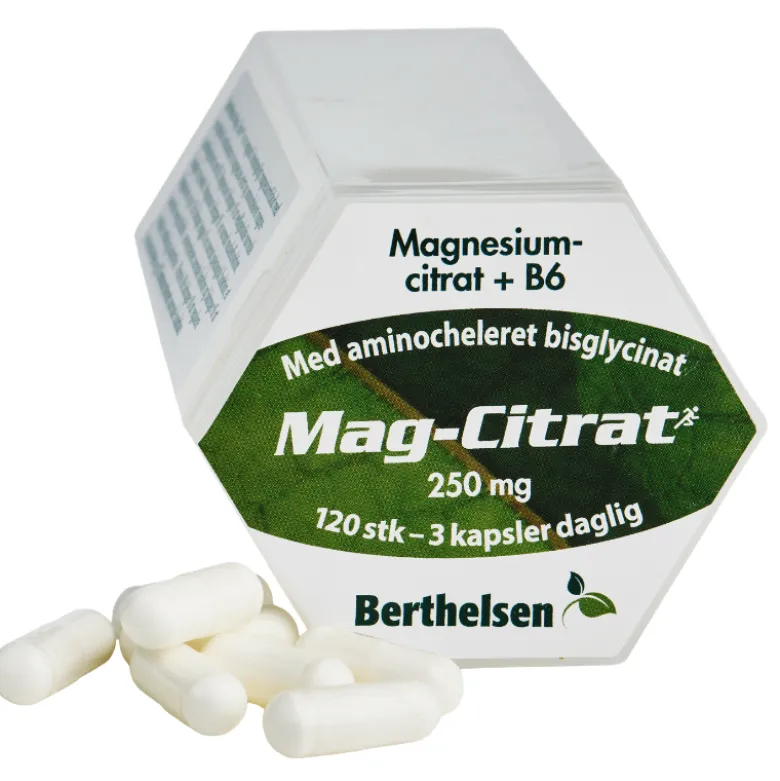 Berthelsen Mag-Citrat (120 kap)