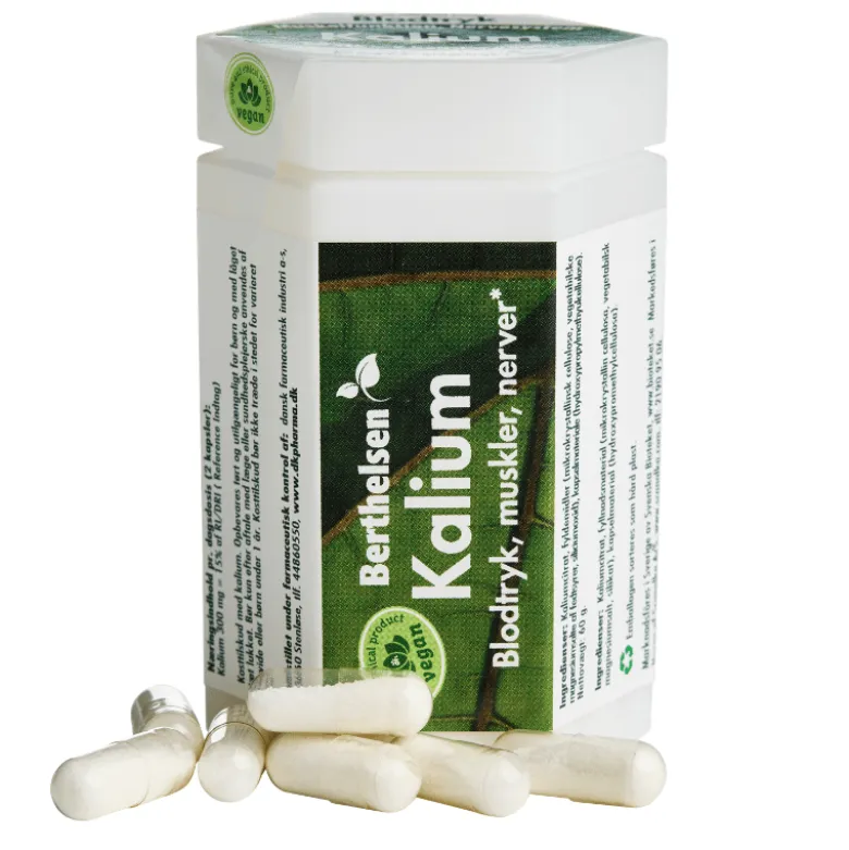 Berthelsen Naturlig Kalium (60 kap)