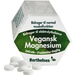Berthelsen Vegansk Magnesium (240 tabletter)
