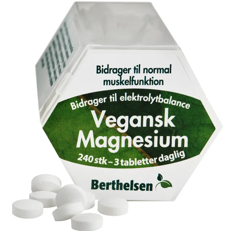 Berthelsen Vegansk Magnesium (240 tabletter)