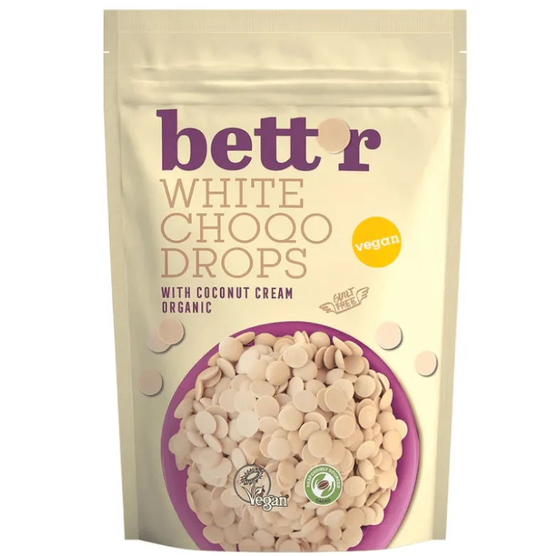 BETT'R Chokoladeknapper Hvid Ø (200 g)