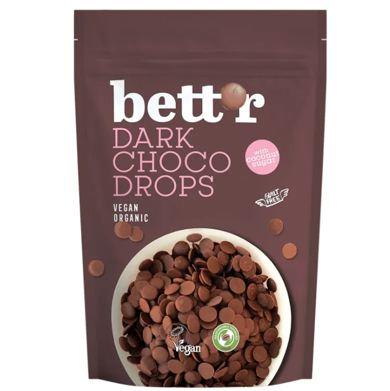 BETT'R Chokoladeknapper Mørk Ø (200 g)