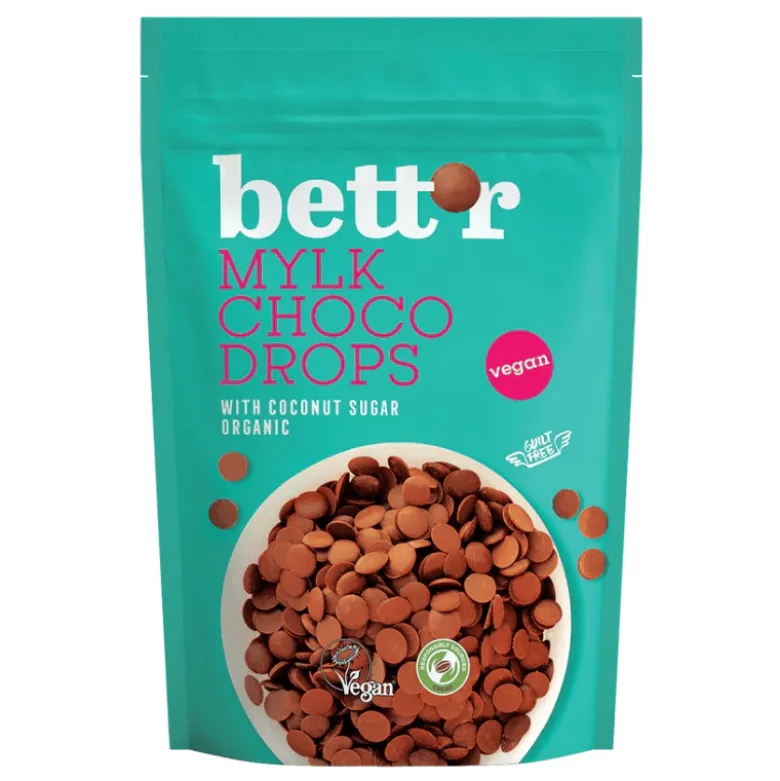 BETT'R Chokoladeknapper Mylk Ø (200 g)