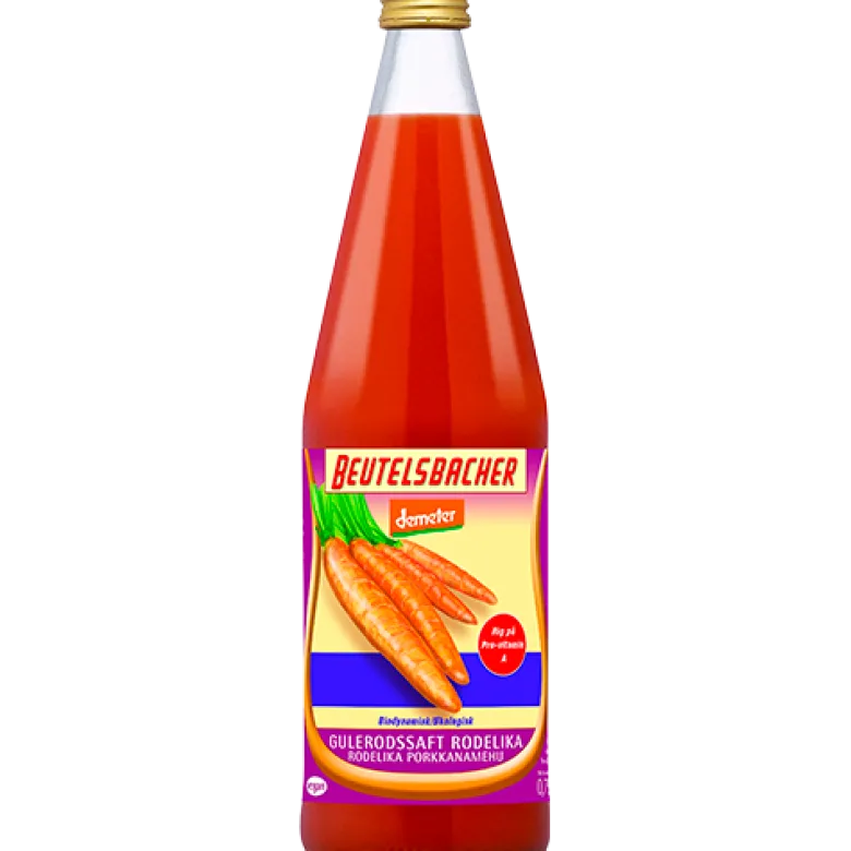 Beutelsbacher Gulerodssaft Rodelica Demeter Ø (750 ml)