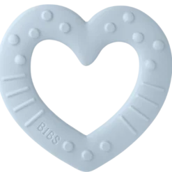 Bibs Baby Bitie Heart Baby Blue (1 stk)