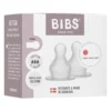 Bibs Baby Bottle Nipple Round Silicone Fast Flow (1 sæt)