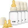 Bibs Baby Bottle Round Latex 150 ml Ivory (4 stk)