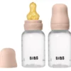Bibs Baby Bottle Round Latex Slow Flow Blush (2x150 ml)