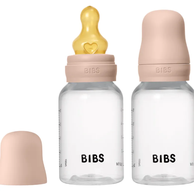 Bibs Baby Bottle Round Latex Slow Flow Blush (2x150 ml)