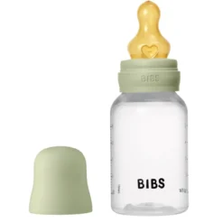 Bibs Baby Bottle Round Latex Slow Flow Sage (150 ml)