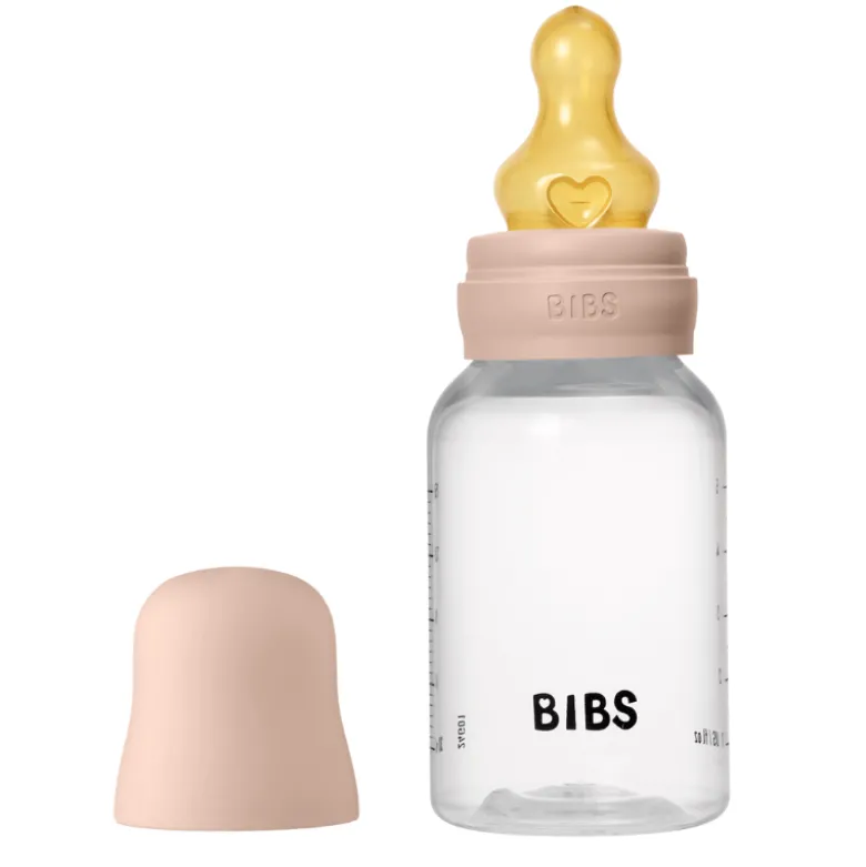 Bibs Baby Bottle Round Latex Slow Flow Blush (150 ml)