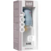 Bibs Baby Bottle Round Latex Slow Flow Baby Blue (150 ml)