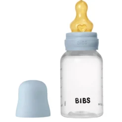 Bibs Baby Bottle Round Latex Slow Flow Baby Blue (150 ml)