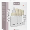 Bibs Baby Bottle Round Silicone 150 ml Ivory (4 stk)