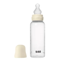 Bibs Baby Bottle Round Silicone Medium Flow Ivory (270 ml)