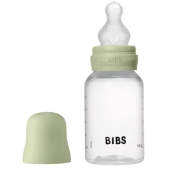 Bibs Baby Bottle Round Silicone Slow Flow Sage (150 ml)