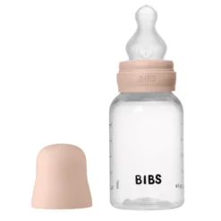 Bibs Baby Bottle Round Silicone Slow Flow Blush (150 ml)