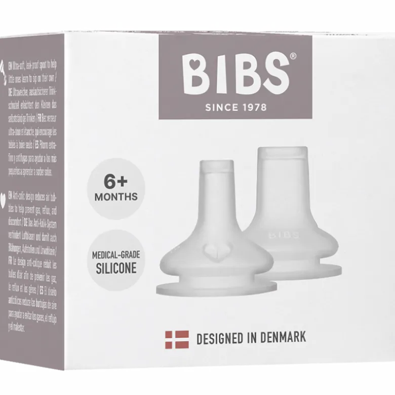Bibs Baby Bottle Spout Silicone (2 stk)