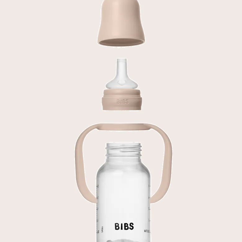 Bibs Baby Sippy Bottle Spout Silicone 150 ml Blush (1 stk)