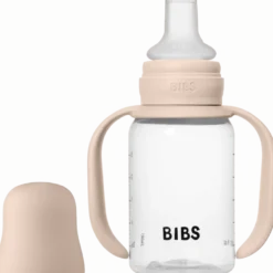 Bibs Baby Sippy Bottle Spout Silicone 150 ml Blush (1 stk)