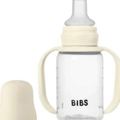 Bibs Baby Sippy Bottle Spout Silicone 150 ml Ivory (1 stk)
