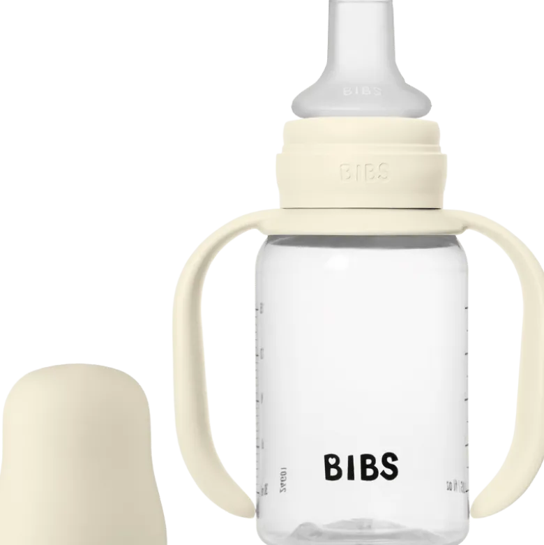 Bibs Baby Sippy Bottle Spout Silicone 150 ml Ivory (1 stk)