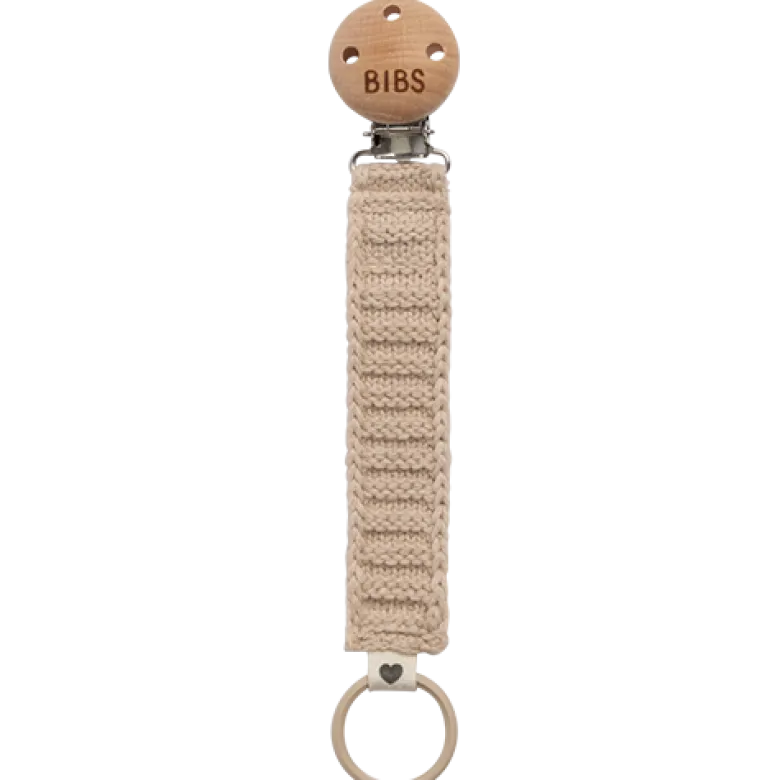 Bibs Clip Knitted Vanilla (1 stk)