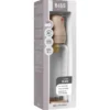 Bibs Glass Baby Bottle Round Latex Medium Flow Blush (240 ml)